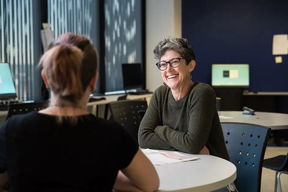 Chesapeake Nursing School Student with Admissions Advisor