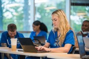 BSN Degree students in class at nursing school