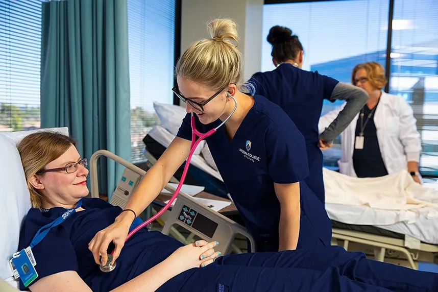 Tucson nursing school students in class