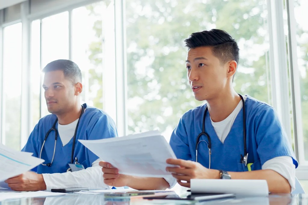 Male nurses at Nursing Program in Connecticut