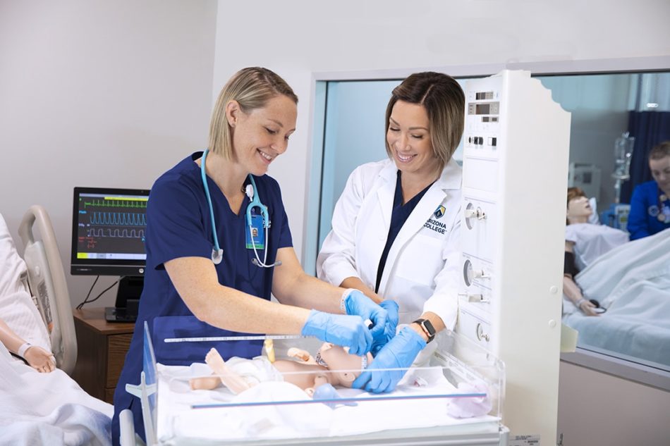 Nursing School Students during Nursing Courses