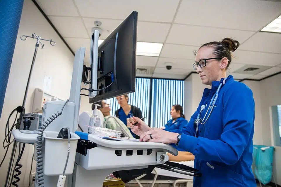 Nursing School Student Preparing For NCLEX Exam