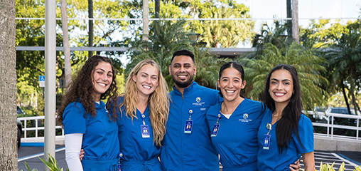 BSN Nursing School Students Smiling