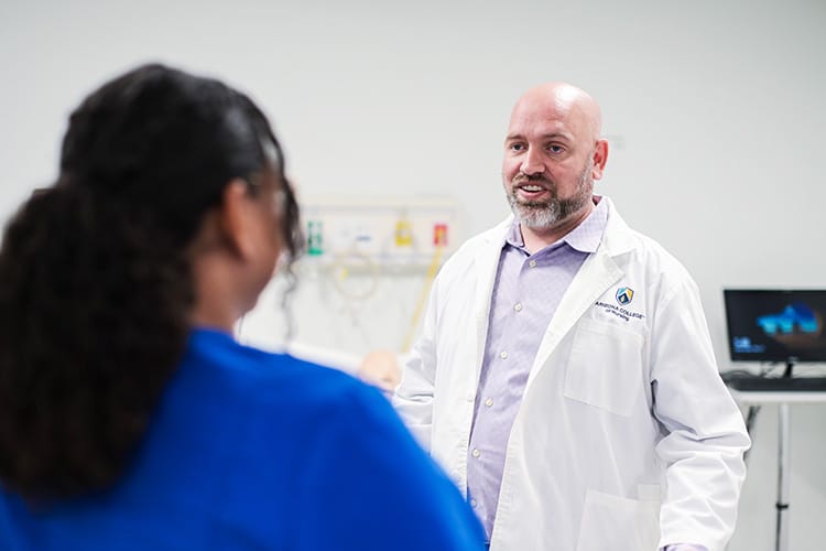 Utah Nursing School Faculty with Student