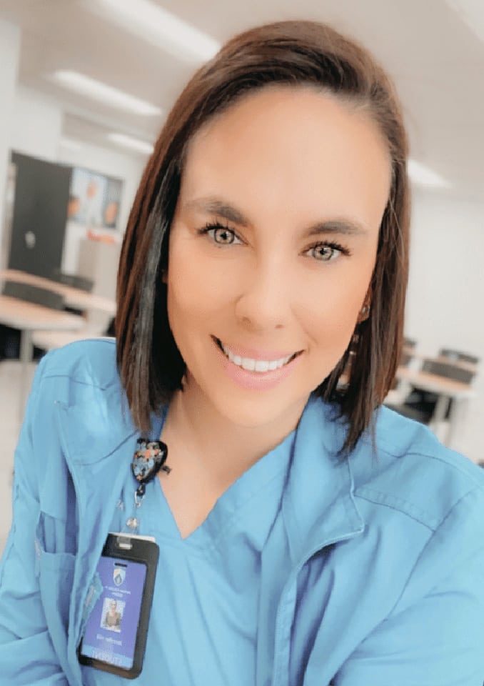 nursing student at nurses week