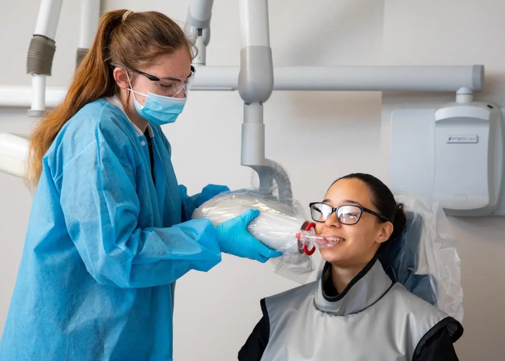 Dental Assistant school student at Arizona College