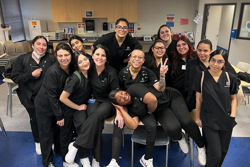 Healthcare Career program students in classroom