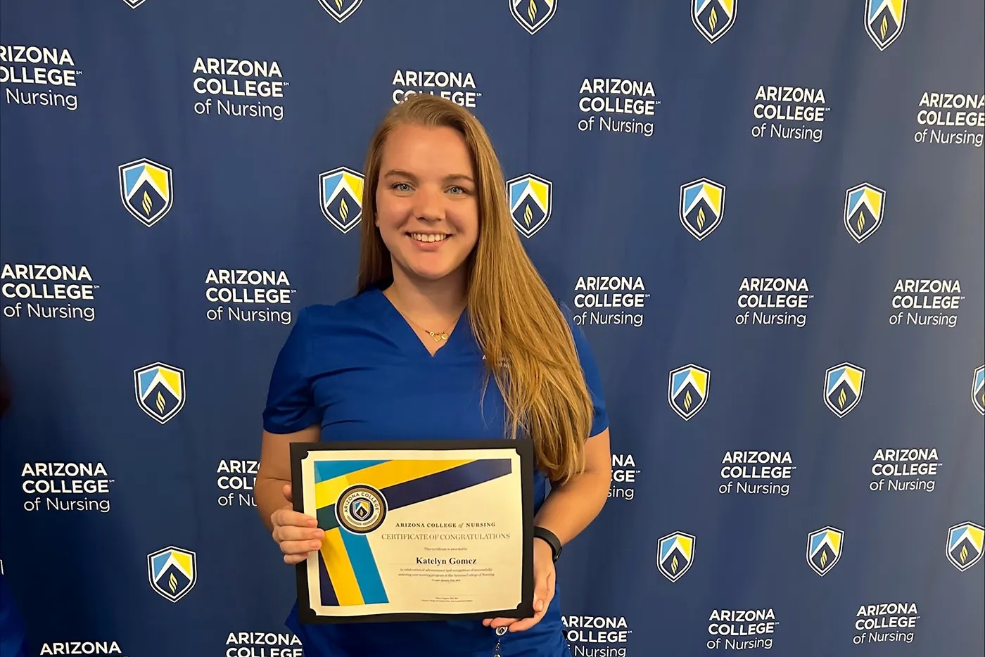 Katelyn Gomez Nursing School Scholarship Recipient