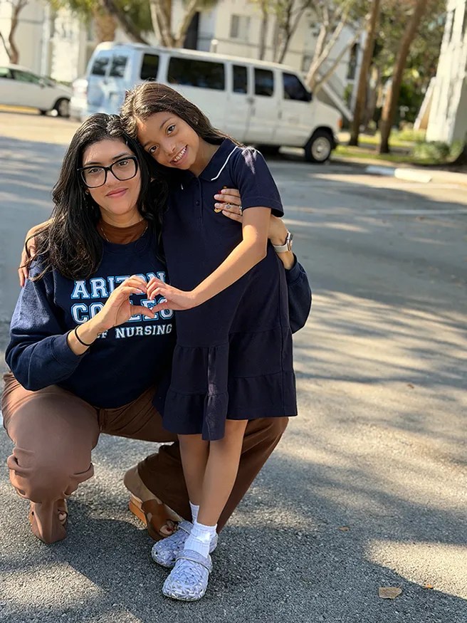 Giovannia Downs in Florida Nursing Program