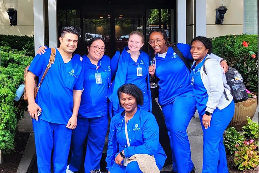 AZCN Students at Nursing Clinicals