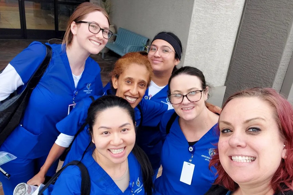 Arizona College of Nursing BSN Students Celebrating Together