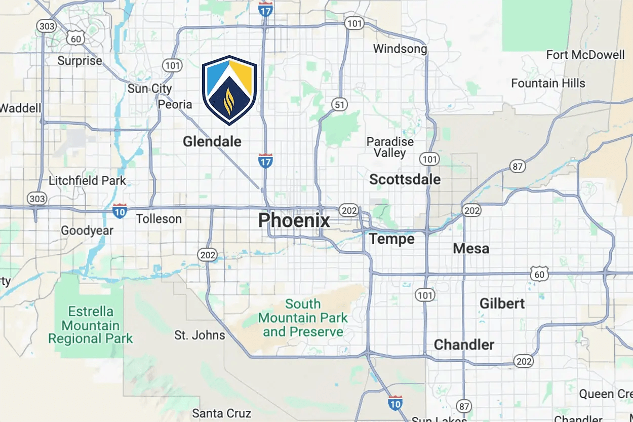 Glendale Massage Therapy School Campus Map